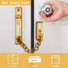 MSPEBEC Anti-Theft Chain 304 Stainless Steel Door Chain with Screw