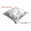 TreeWool (2 Pack Ikat Accent Cushion Covers in Cotton Canvas