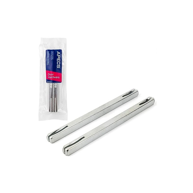 APECS Square spindle, 8 x 130 mm, galvanised, square for