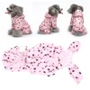 Reflective Puppy Raincoat Jacket Waterproof Breathable Cute Pattern Pet Dog