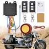 Snlazp Motorcycle Anti-Theft Alarm Security System, Control Engine Start Bike