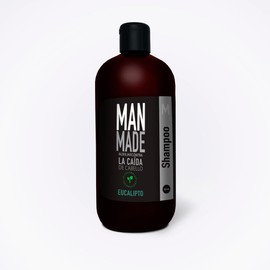 Man Made Shampoo Anticaida Eucalipto - Proteína de Trigo + Queratina + Extractos Naturales, 500ml