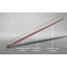 THE VIOLET 80 cm (31.5 Inch) Turkish Baklava Wood Extra Long Rolling Pin | Baking, Dough, Pasta, Kitchen