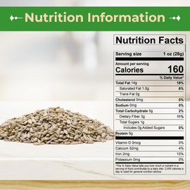 Sincerely Nuts Organic Sunflower Seed Kernels Raw (No Shell) (5lb bag) | Nutritious Antioxidant Rich Superfood Snack | Source of Protein, Fiber, Essential Vitamins & Minerals | Vegan and Gluten Free