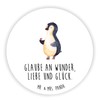 Mr. & Mrs. Panda Round Magnet Penguin Ladybird - Gift,