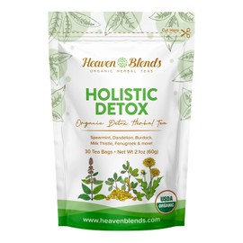 Heaven Blends, Holistic Detox Herbal Tea, Cleansing & Refresh, 30 Tea Bags