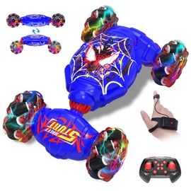 Remote Control Car, Gesture Sensing RC Stunt Car, 4WD Transform Off-Road Vehicle for 360° Rotation & Drift, 2.4GHz Hand Controlled Twister Cars, RC Cars Toys for Kids Boys Girls Birthday Gift Age 6-12