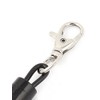 sourcing map Plastic Lobster Clasp Spring Coil Cord Keychain Strap