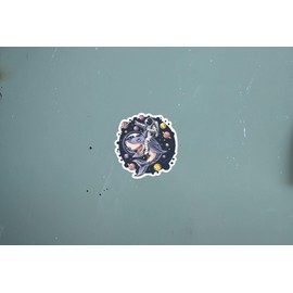 Astronaut Shark 5 Inch Waterproof Decal Sticker Wall Window Tie-dye UFO Alien Space Stoner Stones Psychedelic Mushroom Hippie Green Rainbow Galaxy Rock Gypsy Zombie CS1404-2PK