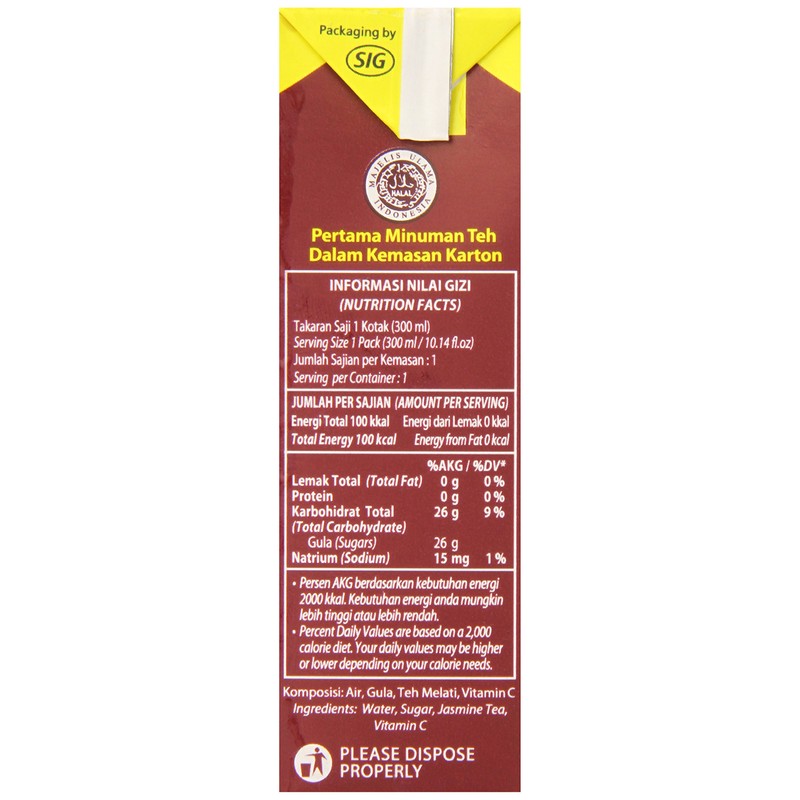 Ultra Jaya Kotak Tea, 6.76 Fl Oz (Pack of 24)