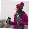 ORFOFE 400ml Portable Sports Water Bottle Lid Blender for Workout
