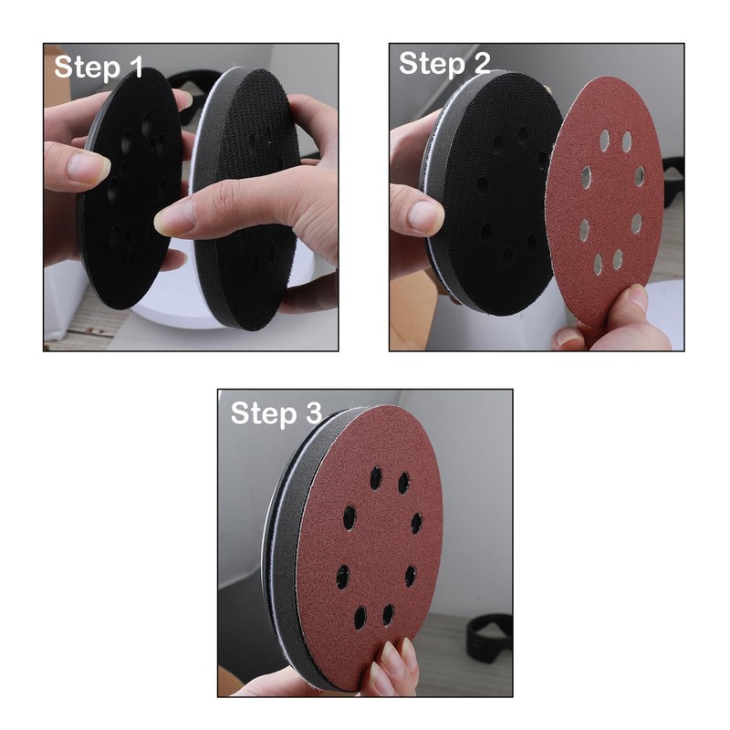 5 Inch Random Orbital Sander Replacement Pad, Replacement Compatible with