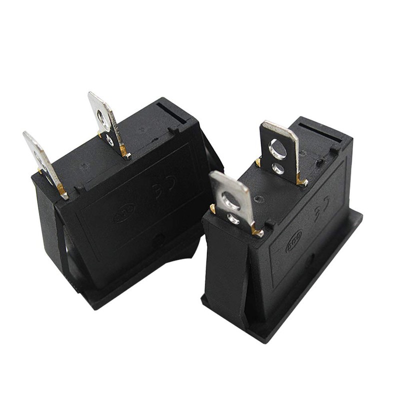 mxuteuk 6pcs Snap-in Boat Rocker Switch 2Pin Toggle Switch Power