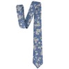 Kebocis Corbata de algodón para hombre, Blooms - Azul claro,