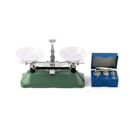 QWORK Balance Scale, 200g / 0.2g, Mini Laboratory Triple Beam Balance Beam Scale for Teaching Tool
