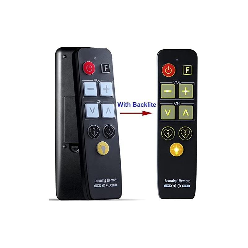 Universal Seniors Elderly Big Button IR Remote Control For TV,