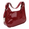Women Underarm Bag Fashionable Glossy Surfaces PU Leather Shoulder Messenger