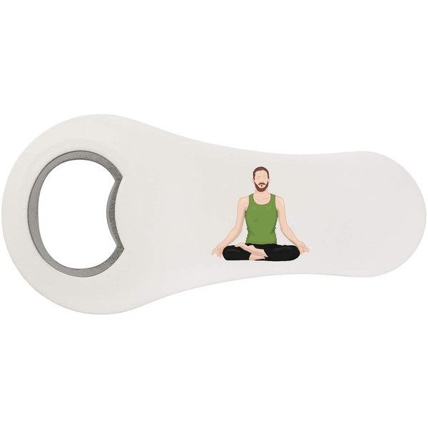 'Meditation Yoga Pose' Bottle Opener Fridge Magnet (BO00084697)