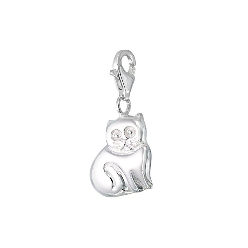 Melina Cat Pet Kitten Charm Pendant 925 Sterling Silver 1801856