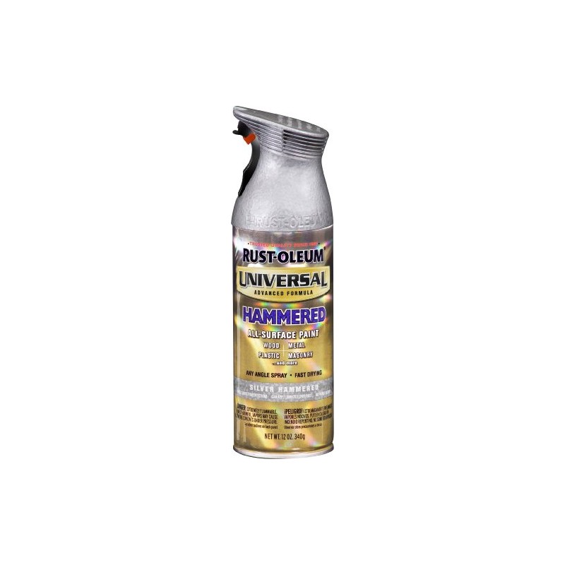 12 Oz Hammered Silver Universal® Spray Paint [Set of 6]