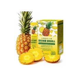 Holidays Bromelain Real Pineapple Fermentation Enzyme 30 packets (1 box) / 홀리데이즈 브로멜라인 리얼 파인애플 발효효소 30포 1박스