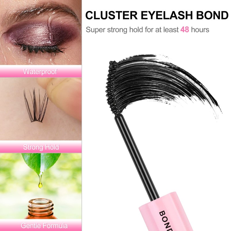 Cluster Eyelash Extension D Curl Wide-Stem DIY Individual Eyelash Extension