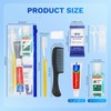Personal Hygiene Kit Bulk,50 Pack Yellow Basic Travel Toiletry Set