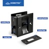 HOMOTEK 2 Pack Privacy Pocket Door Lock Hardware with Pull