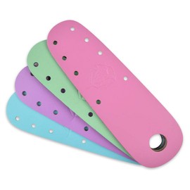 Bont Roller Skates - 100% Australian Leather Flat Toe Guard Protectors - Roller Skate Derby Speed - Pastel Pair - Tickle Blue