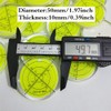 SIZIKJXGHWYI Circular Bubble Level with Double Sided Adhesive Bottom Spirit