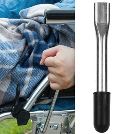 Baluue Wheelchair Brake Extensions - 2 Pieces Wheelchair Brake Extension Stainless Steel Brake Handle Extension Part Wheelchair Part 6. 7