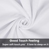 Premium Queen Pillowcases 4 Pack - White Standard - Ultra