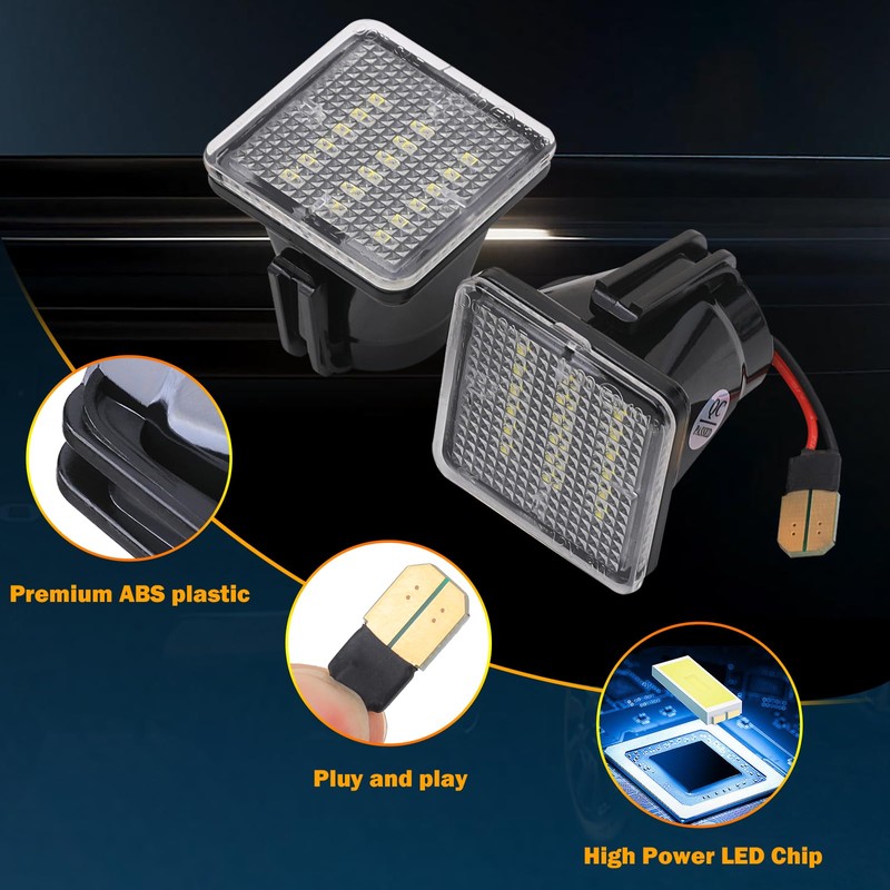 LED License Plate Light Compatible with 2016-2023 Toyota Tacoma &