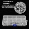 Wire End Ferrules Assortment, 700 Pieces Wire End Ferrules Uninsulated,