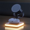 3 in 1 Wireless Charger Station Magnetic Charging Dock (White)