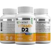 HAYAT Vitamins Vegan Natural Vitamin D 2400 IU, D2, Certified