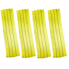 (PACK OF 4) Heavy Duty Ratchet Strap Wear Sleeve 340mm - Truck HGV Lashing Strap protectors