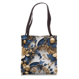 Home holiday Decor - Wreath Decoration Festive Christmas Tote Bag