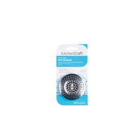 KitchenCraft KCSINKLH Stainless Steel Kitchen Sink Strainer Plug, 7.5 cm, Silver