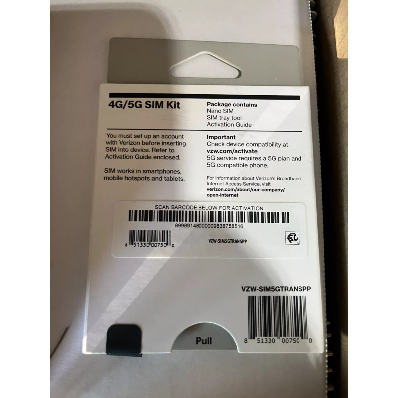 VERIZON BYOD SIM CARD Bring Your Own Device Verizon 3-in-1