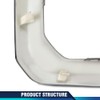 PIT66 Glossy Black Front Fog Light Outer Bezel Cover Set,