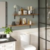 DINZI LVJ Long Wall Shelves, 39.4Inch Wall Mounted Shelves Set