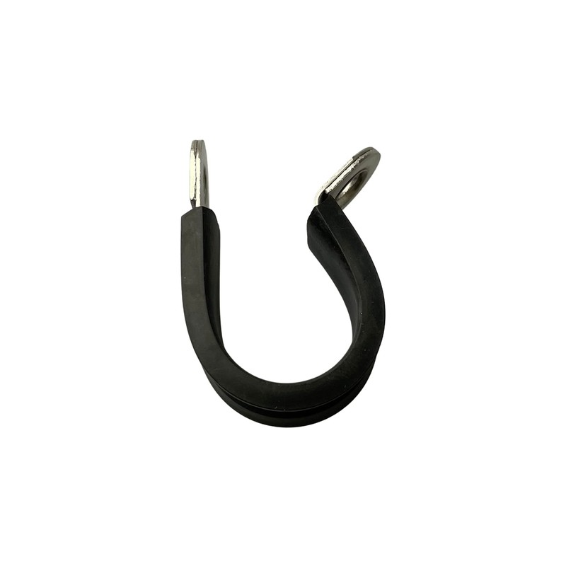 On1shelf 10x 21mm Rubber Lined P Clips Hose Pipe Clamp