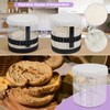 OULOVECO Large Sourdough Starter Jar, Wide Mouth Bread Starter Kit