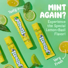 TEENOCENT Natural Nano Hydroxyapatite Sensitive Toothpaste - Fluoride Free, SLS Free, Remineralizing, Adult & Kids, Basil&Lemon Flavor, 2.83 oz (Pack of 1)