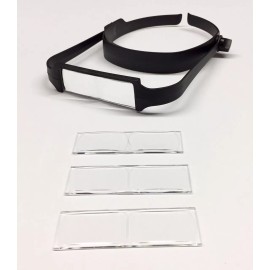 Electro-Optix Headband Magnifier for Gunsmith & Machinists Lightweight 4 lenses 1.3x-3.5x