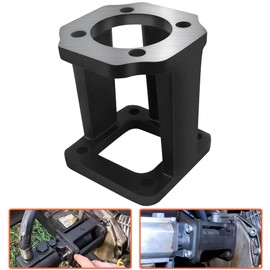 Rendasun Log Splitter Replacement Brackets, Hydraulic Pump Mount for 5-7 Hp Engines. Compatible With Husky, Splitmaster, Speeco, Oregon 20, 21, And 22 Ton Units. Cast Iron, Black, Wall Mount