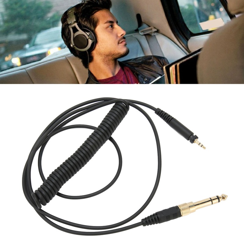 Replacement Headphone Cable 3.5mm Male and 6.35mm to 2.5mm Male