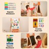 DJAR Adjustable Kids Art Easel with Paper Roll & Magnetic