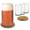 Ecodesign Drinkware Beer Glass Can Shaped 16 oz - Pint